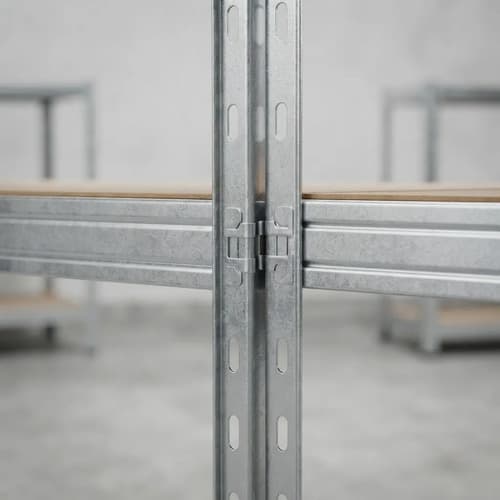 Estanteria Wadfow Wts1a16 Acero 500 Kg 180x160x60 Cm Acero