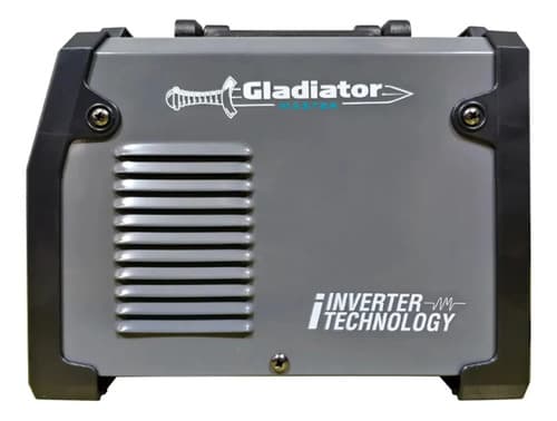 Soldadora Inverter Gladiator Mma 140a Ie4140x/220 C/pantalla Gris