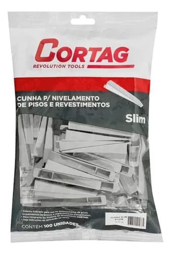 Cuña Niveladora Cortag Slim Con 100 Piezas 61538
