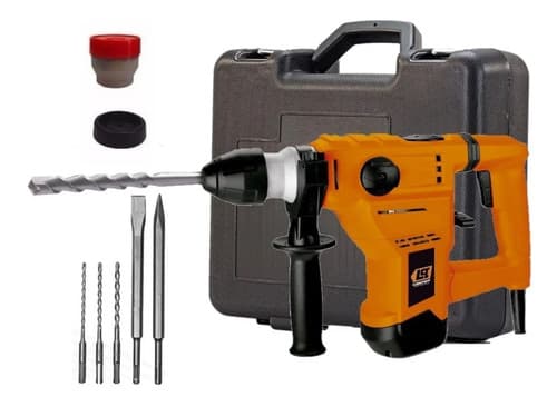 Rotomartillo Electroneumático Lüsqtoff Rml1500-8 Naranja Frecuencia De 50hz Con 1.5kw De Potencia 50 Hz