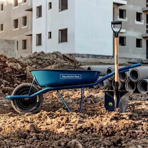 Pala Tramontina Con Mango De Madera De 71 Cm Negro