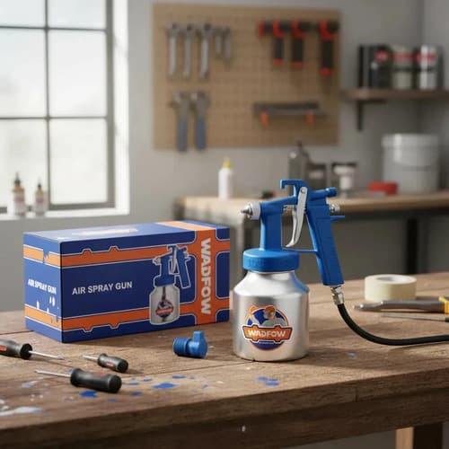 Pistola De Pintar Neumatica 1000cc Tacho Metalico Wadfow Wga