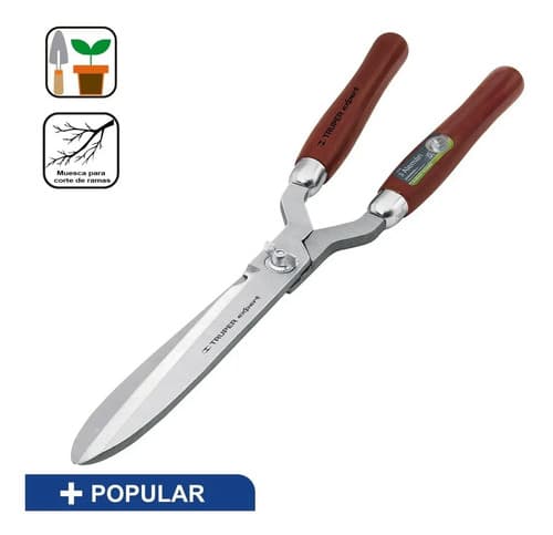 Tijera Para Podar Cercos Jardineria Truper Expert Tx-19 Color Plata