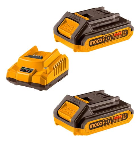 Sierra Circular Incluye 2 Baterias Y Cargador Ingco Color Amarillo