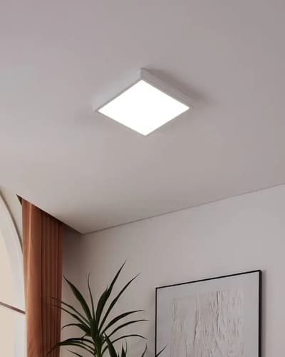 Plafón Led Tushop 60x60 Cm Para Techo Con Luz Fría Blanco