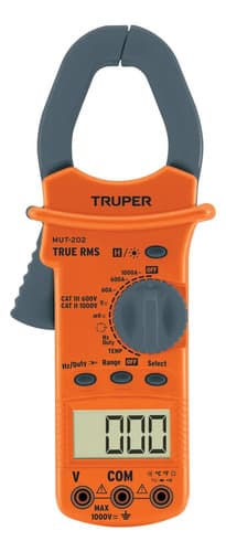 Pinza Amperimétrica Digital Tester Multimetro 1000amp Truper
