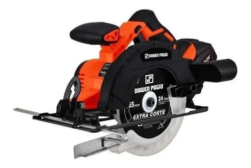 Sierra Circular Eléctrica Inalámbrica Dowen Pagio 9993176 165mm Naranja 50hz 50 Hz