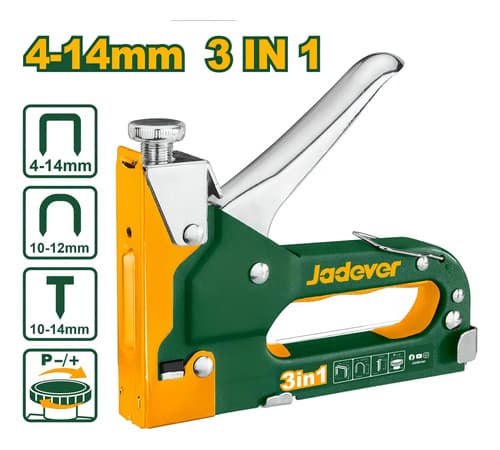 Clavadora Engrampadora Manual 3 En 1 Jadever Jdgu2614