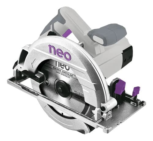 Sierra Circular Neo 185mm 1600watts Plateado