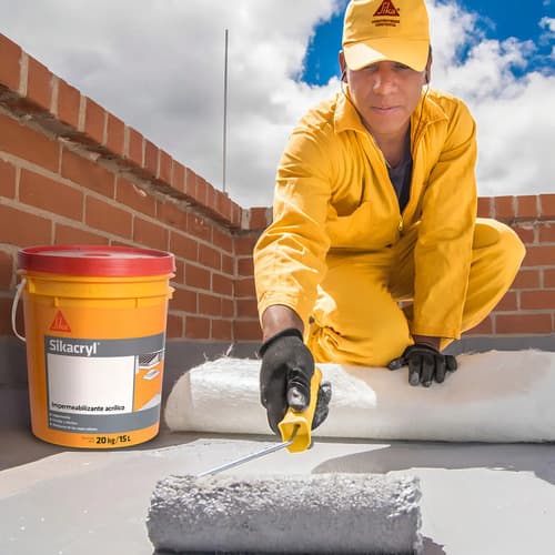 Sika Impermeabilizante Acrílico Sikacryl 20kg Blanco