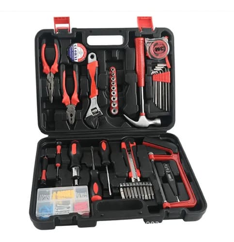 Kit De Herramientas Equus De 102 Piezas Con Maletín Rojo