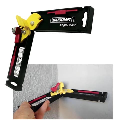 Escuadra Milescraft Anglefinder De 35 Cm Para Geometría Y Carpintería Negro