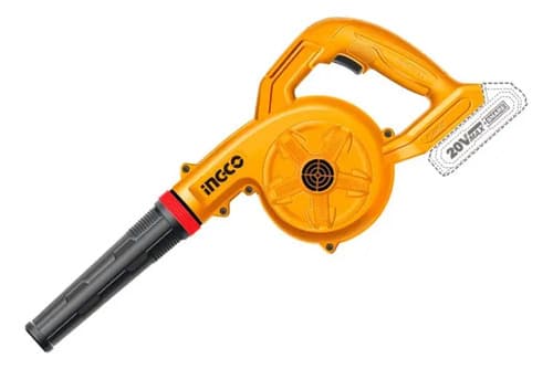 Soplador Inalambrico Bateria Cargador Ingco Cabli200281 Naranja Claro