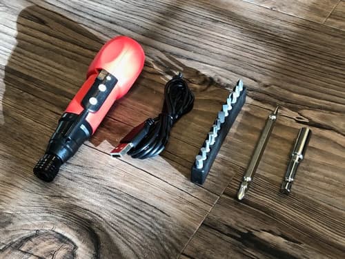 Destornillador Inalámbrico Atornillador Equus 3.7v Litio Color Rojo Frecuencia 0