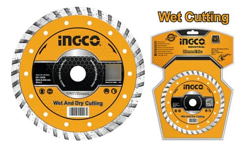 Disco Turbo 7''x22.2mm 1.2mm Marmol Cerami Ingco Dmd031801ht Naranja