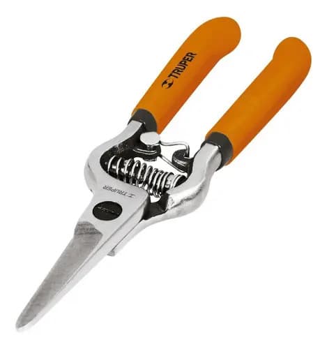 Tijera Para Poda 6', Cuchilla Delgada Truper 18456 Color Naranja