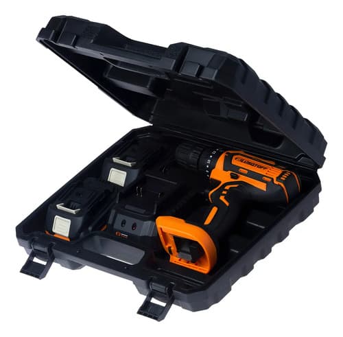Taladro Percutor Atornillador Inalámbrico Lüsqtoff Atl18-8b 18v 2 Bat Color Naranja
