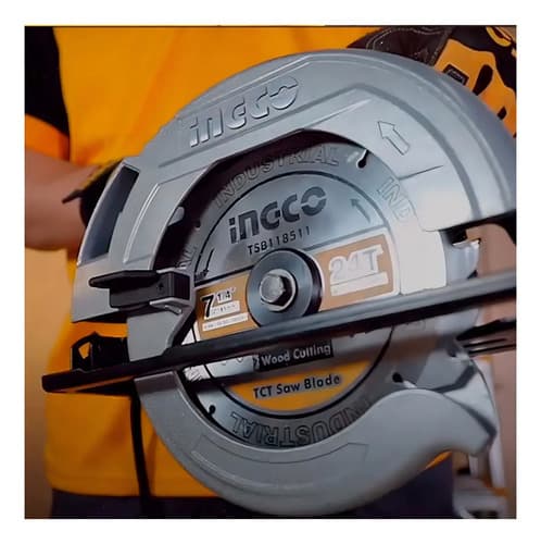 Sierra Circular Eléctrica Ingco Cs18528 185mm 1400w Naranja Y Gris 50hz/60hz Naranja/gris 50 Hz/60 Hz
