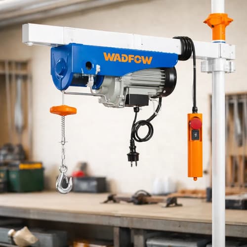 Aparejo Electrico 500kg 9mt 250kg 18mt Wadfow Weth1a01