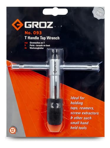 Portamacho Ajustable 5/32-1/4 Groz Roscar Manual Mecánica Precisión