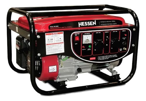 Generador Nafta Hessen Pro 3300w, 3000w Nominal, 12 Meses Gt