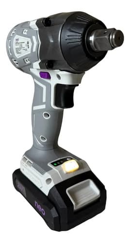 Llave De Impacto 1/2 A Bateria Neo 20v 420n/m 2ah Li1042-20 Color Gris Y Violeta Frecuencia 50 Hz 60 Hz Gris Violeta