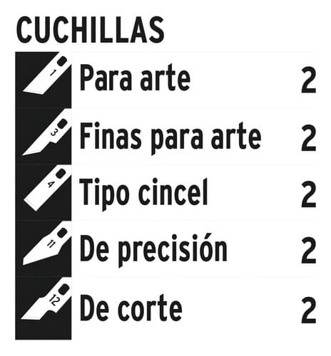 Juego De Exactos Hobby Con Estuche 11 Piezas 17512