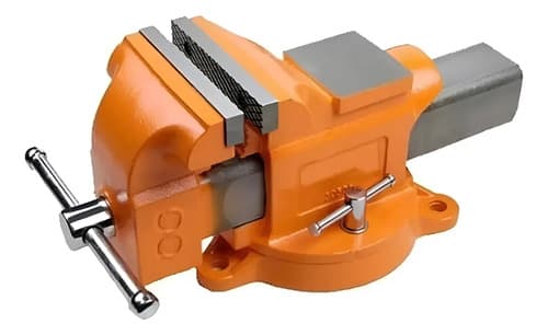 Morsa De Banco Giratoria Lusqtoff Numero 3 Lm03 Naranja