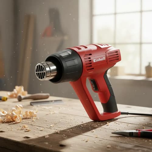 Pistola De Calor 2000w 2 Velocidades Einhell Rojo