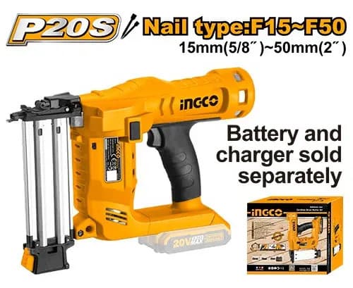 Émbolo Neumático 18ga Modelo F A Batería 20v Bivolt
