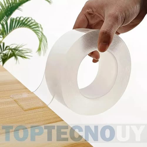 Cinta Adhesiva Magic Tape 5 Doble Faz 5 M Transparente