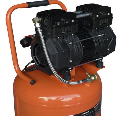 Compresor De Aire Vertical Lusqtoff 50 Litros Lc-2550vs Color Naranja Fase Eléctrica Monofásica Frecuencia 50 Hz