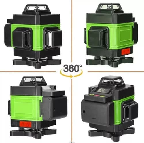 Kit Nivel Laser Con Valija 2 Baterias Autonivelante