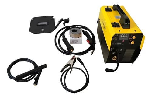 Soldadora Inverter Mig/mma/tig 160a, Suelda C/ Gas O Sin Gas Amarillo