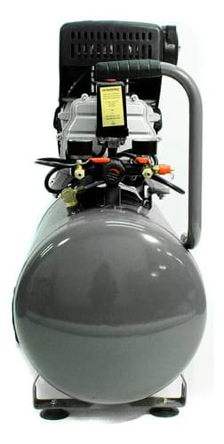 Compresor 50 Litros Wullmaq Doble Salida De Aire Gris Oscuro Monofásica