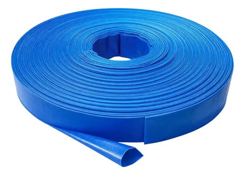 Manguera Plana Motobomba Pvc 4 Bar Riego Layflat 2 Pulgadas 50mts Azul Gac-101159 Gaccoa
