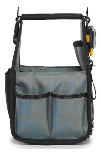 Bolso Abierto + Coleto Cliptech 20cm Toughbuilt Tb-ct-180-8 Color Negro