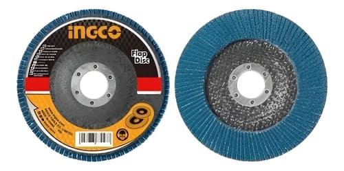 Disco Circonio Flap 115mm P40 Fdz1151 Ingco - Smf Color Azul