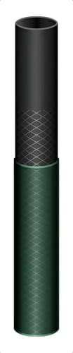 Manguera De Jardinería Flexible De Pvc De 3 Capas, Color Verde, De Tramontina, Con 20 Metros