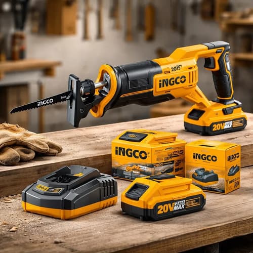 Sierra Sable Ingco 20v Crsli1152 + Bateria 2.0ah Y Cargador