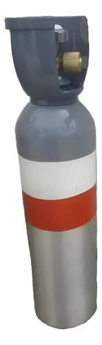 Cilindro Tubo De Gas Para Soldar 1.5 Mts, Mig/tig. Cargados Plateado