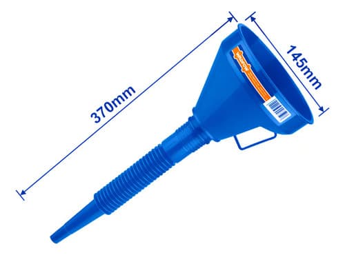 Embudo 2 En 1 Flexible 145mm Wadfow Wuf1302 Color Azul