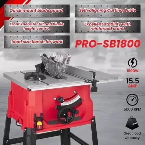 Sierra De Banco 10 1800w Pro-sb1800 Promaker