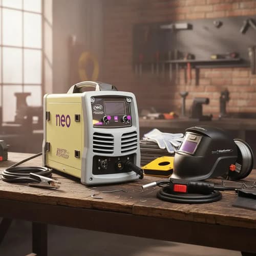 Soldadora Neo 200a 3en1 Mma Mig Tig Color Agua