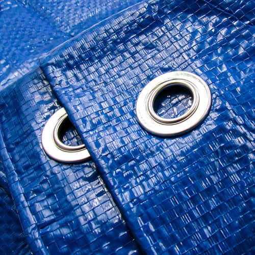 Lona Impermeable Tushop Azul 4x6 Mts Con Ojales Protección Uv Y A Prueba De Nieve