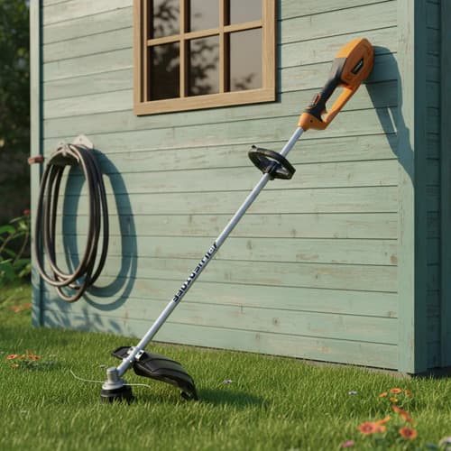 Bordeadora Electrica De Cesped 1200 W Lusqtoff Bl1200-8 Naranja