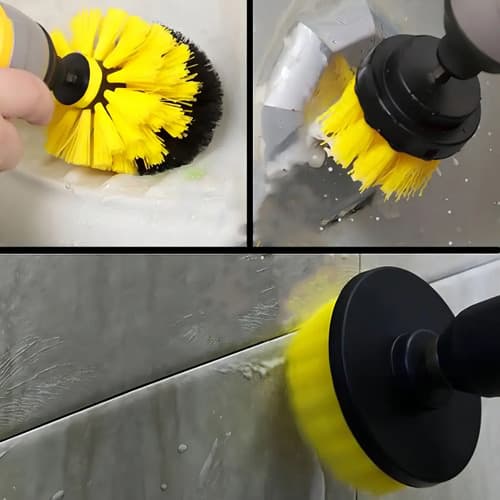 Cepillos Para Taladro Atornilladora Higiene Calidad Atrix ® Amarillo