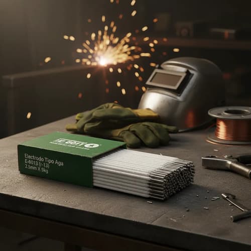 Electrodo Tipo Aga E-6013 (r-13) 2.5mm X 5kg Verde Oscuro