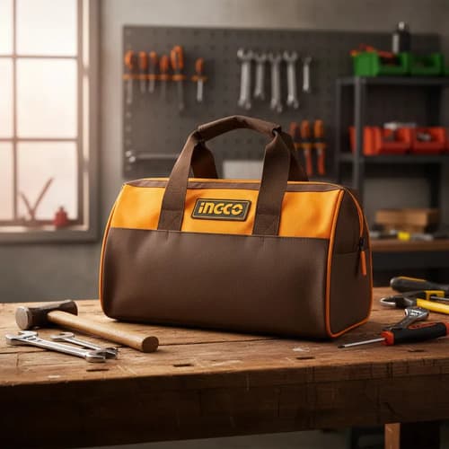 Bolso 13 Con 6 Bolsillos Ingco Htbg281328 Amarillo