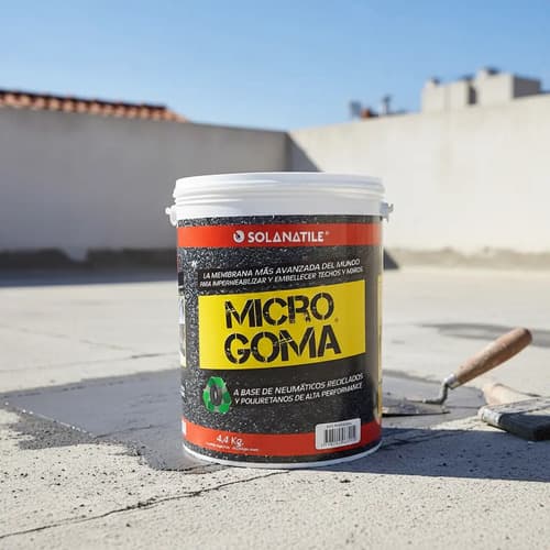 Membrana Impermeabilizante Microgoma P/piso Y Pared 4.4 Kgs Color Gris